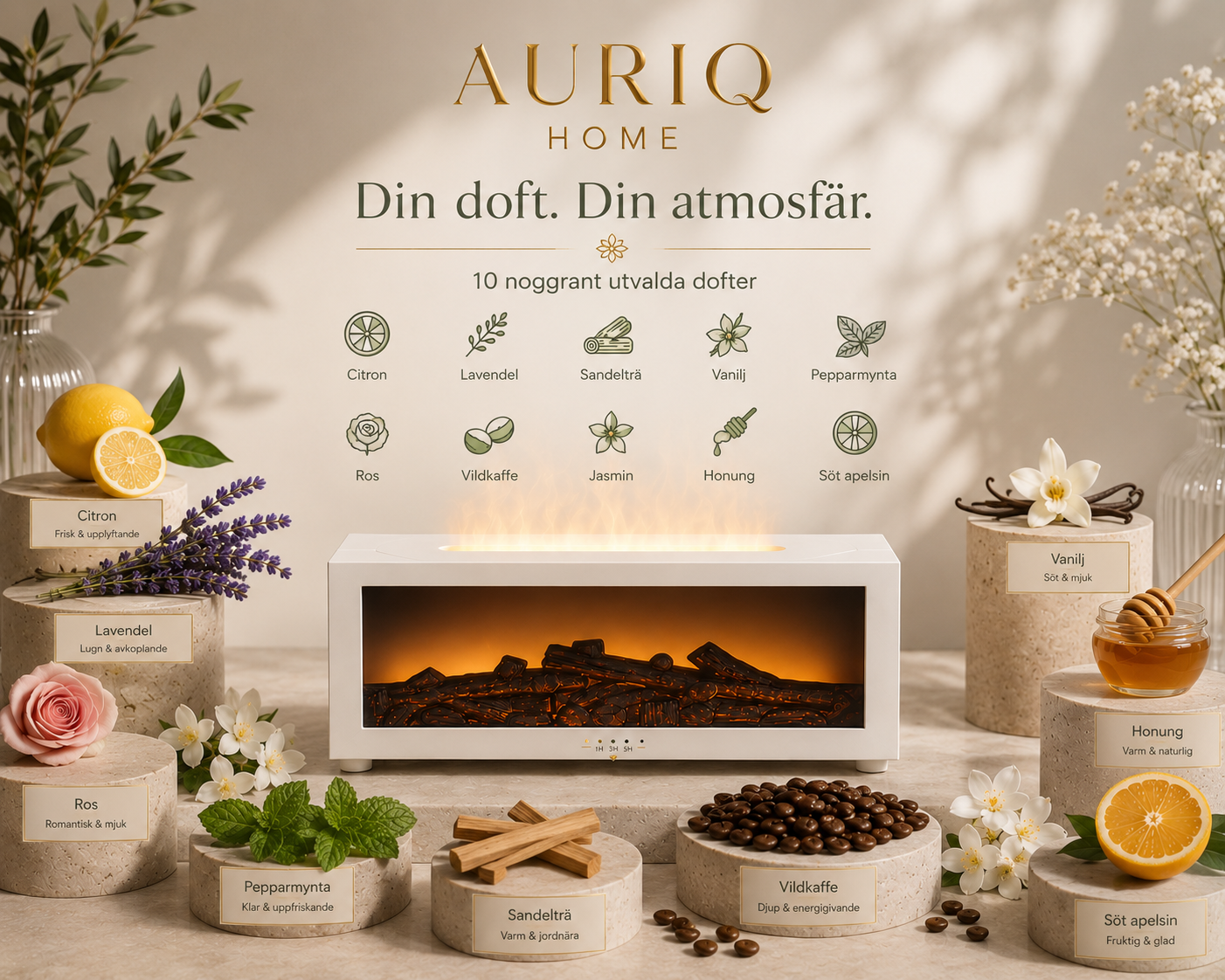 AURIQ Flame Diffuser
